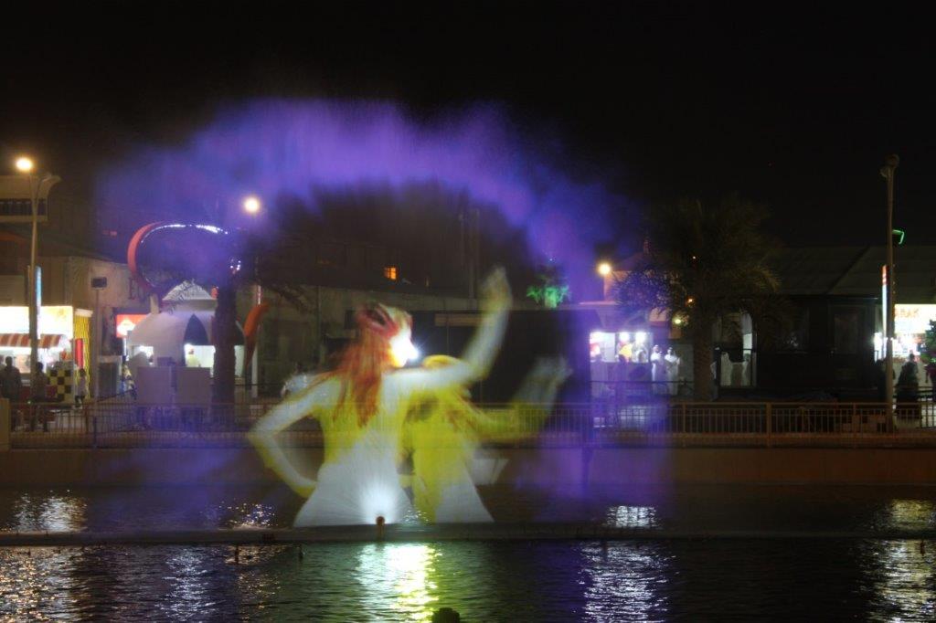 Video Projection on Water Screen, Dubai (008)
